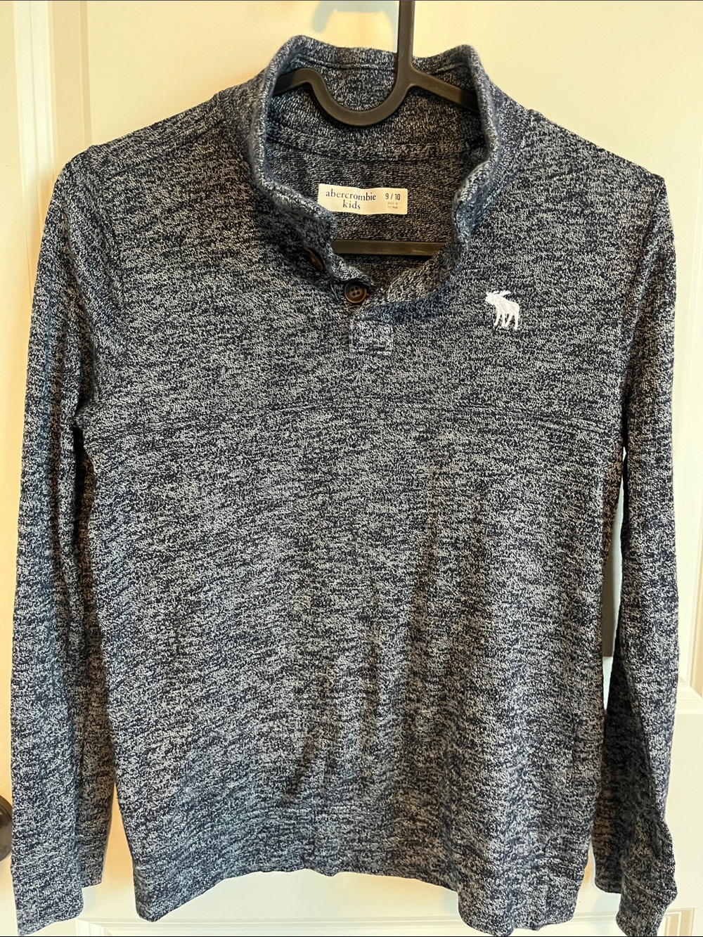 abercrombie kids Navy Marled Turtleneck Sweater